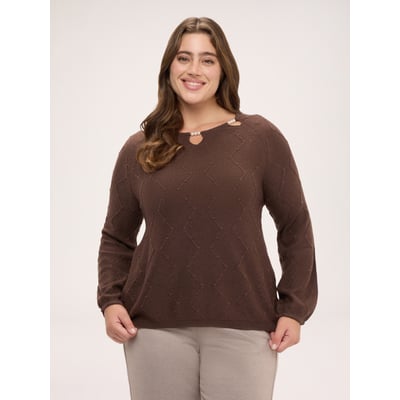 Pull avec perles FIORELLA RUBINO