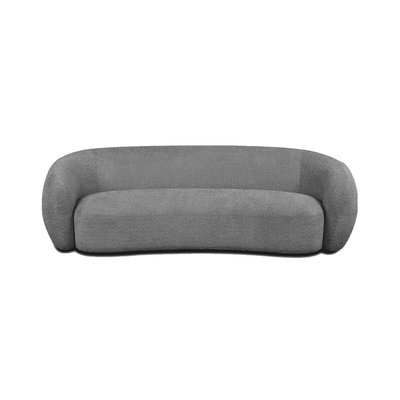 Canapé 3 places en tissu bouclette - MOON MATHI DESIGN