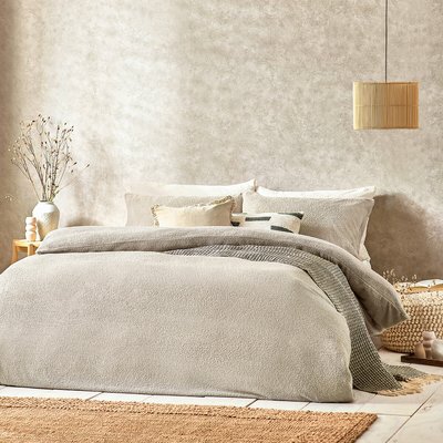 Boucle Textured Duvet Cover and Pillowcase Set YARD