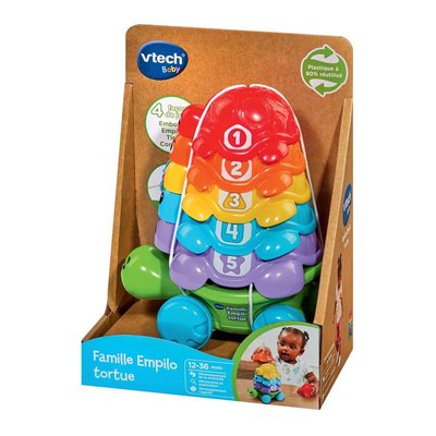 Famille empilo tortue (plastique reutilise) VTECH