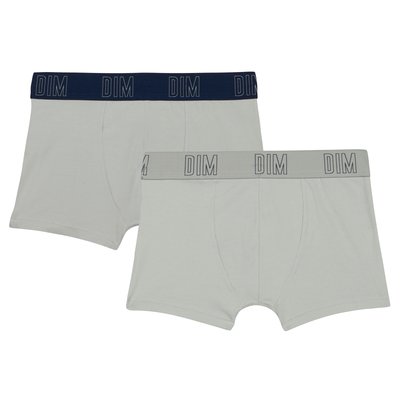 Lot de 2 boxers garçon en coton bio Skin Care DIM