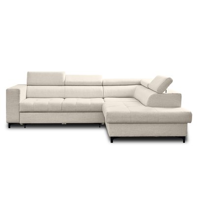 Canapé d'Angle Convertible en Tissu 5 places - OLINDA LISA DESIGN