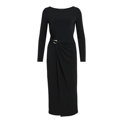 Robe longue drapée avec détail bijoux VILA