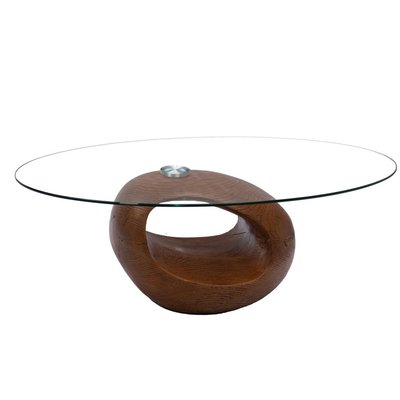 Table basse   noyer-ROCHER AMADEUS