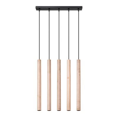 Suspension Acier Bois G9 5 Pastelo Line EDEN
