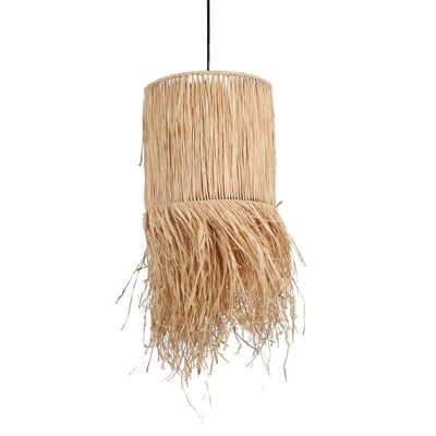 Suspension Lungo raphia franges H60 DECORATIE