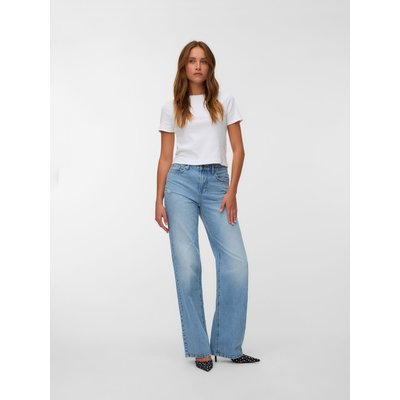 VMTESSA Taille haute Straight Fit Jeans Jean à coupe large VERO MODA