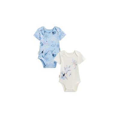 Lot de 2 bodies bébé manches courtes BELLA CHICA PETIT BEGUIN
