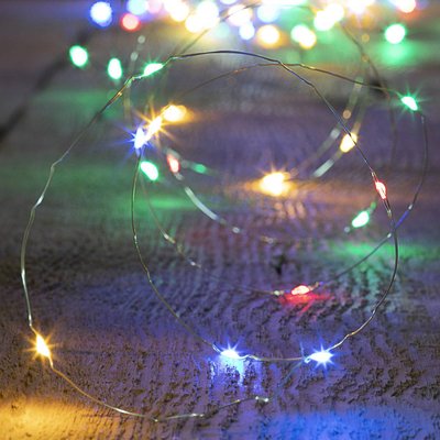 Guirlande lumineuse extérieur solaire 20m multicolore 200 LED 8 jeux FEERIC LIGHTS & CHRISTMAS