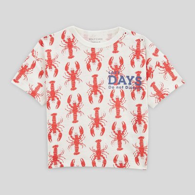 T-shirt manches courtes imprimé en coton BIO GOTS BOUT'CHOU