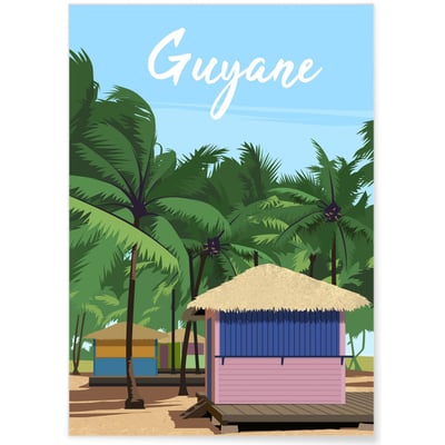 Affiche Guyane L'AFFICHERIE