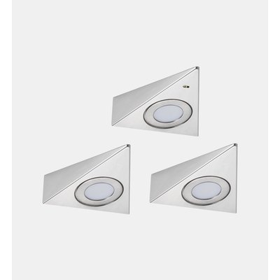 Lot De 3 Luminaires Led Détecteur De Proximité Sous-meuble - 3 X 2,7w 230/12v PAULMANN