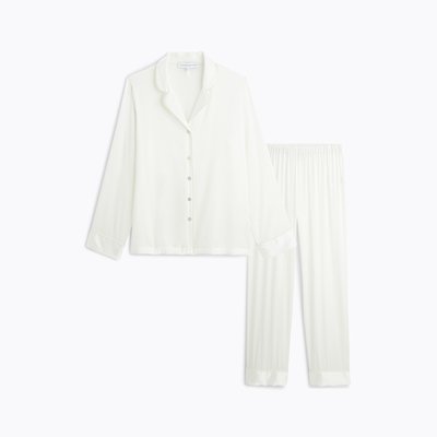 Pyjama col tailleur en satin de soie, CONSTANCE LAURENCE TAVERNIER