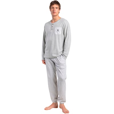 Pyjama pantalon polo manches longues Heritage ADMAS