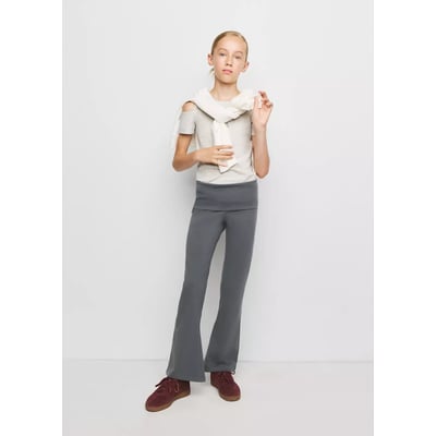 Leggings en coton taille retournée MANGO KIDS