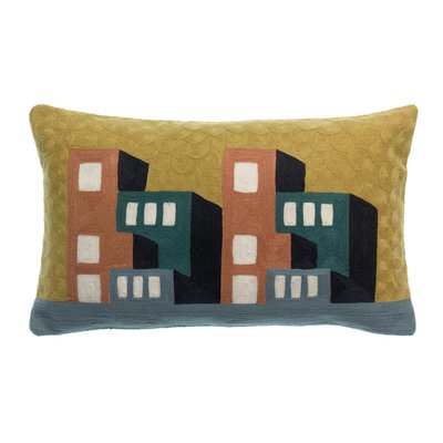 Coussin brodé Suri VIVARAISE