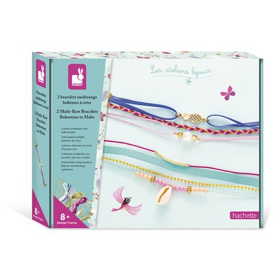 Kit Créatif - 2 Bracelets Multirangs Bohèmes JANOD