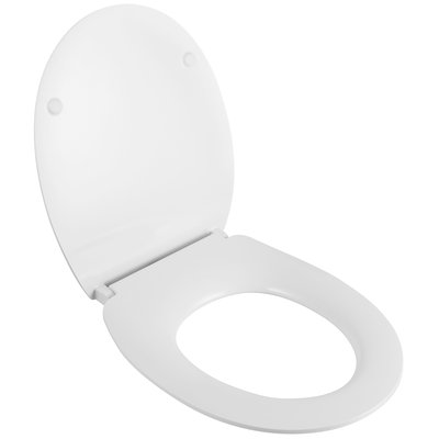 Abattant WC blanc-blanc n°0 en duroplast, EASY SENSEA