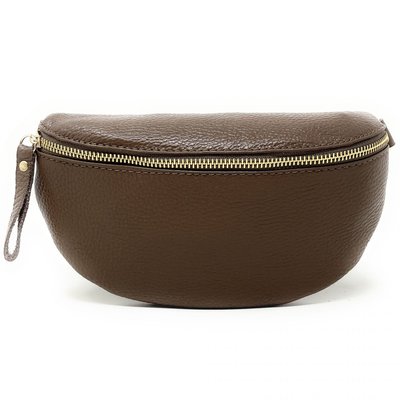 Sac banane en cuir grainé italien LOU-DO OH MY BAG