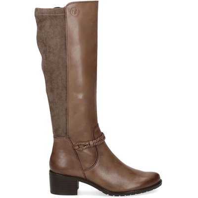 Bottes femme nubuck beige La Redoute
