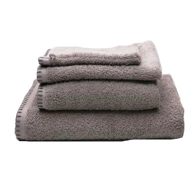 Serviette Grand Hotel surpiqure noire SUD ETOFFE
