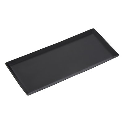 26cm Black Metal Tray SO'HOME