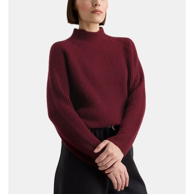 Pull droit edimbourg en maille torsadée cachemire GALERIES LAFAYETTE