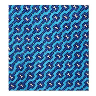 Cravate 100% soie motif noeuds DRAEGER PARIS