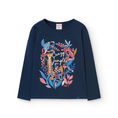 T-shirt en coton avec dessin devant BOBOLI