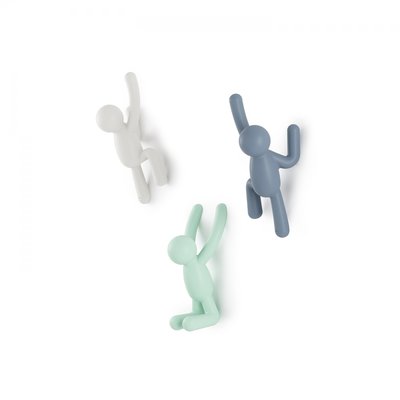 Lot de 3 patères Buddy UMBRA