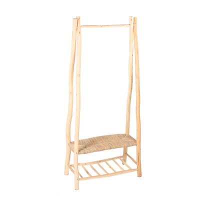 Grand portant en bois d'eucalyptus BILLY HYDILE