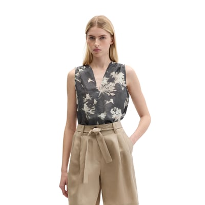 Blouse sans manches relaxed en fibre de ramie douce MARC O'POLO