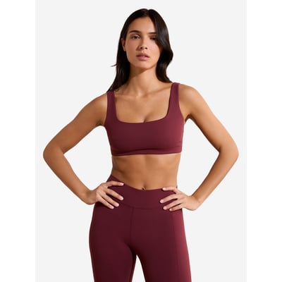 Brassière sans armature à encolure carrée en microfibre - Maintien moyen TECHNIQUE ETAM