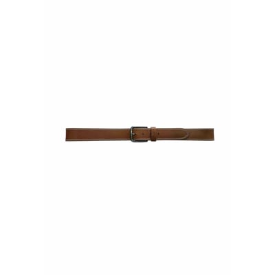 Ceinture homme en cuir à surpiqûres contrastées BENTO DEELUXE