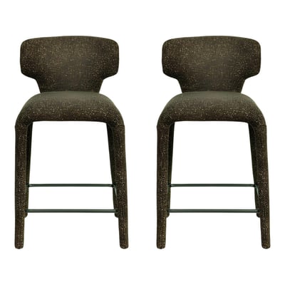 Tabouret de bar en tissu (lot de 2) TULSA PIER IMPORT