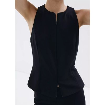 Gilet cintré zippé MANGO