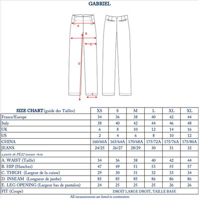 Pantalon Gabriel laine bleu marine INES DE LA FRESSANGE PARIS