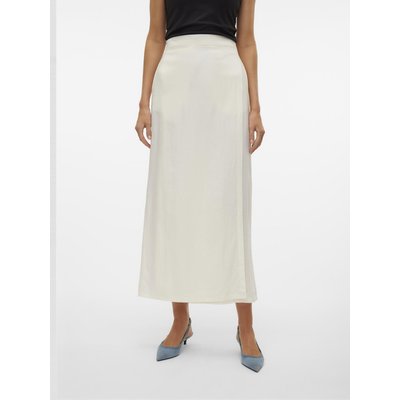 Jupe blanche taille haute La Redoute