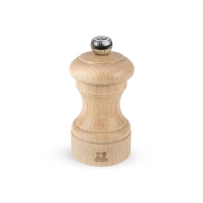 Moulin à sel manuel en bois couleur naturel 10 cm Bistro PEUGEOT