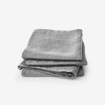 Lot de 4 serviettes de table en lin, Linette AM.PM
