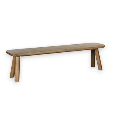 Banc de table en bois de chêne 220 cm KYOTO PIER IMPORT