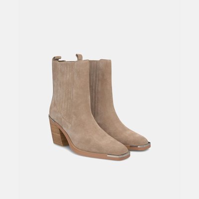 Bottines en cuir à bout carré ALMA EN PENA
