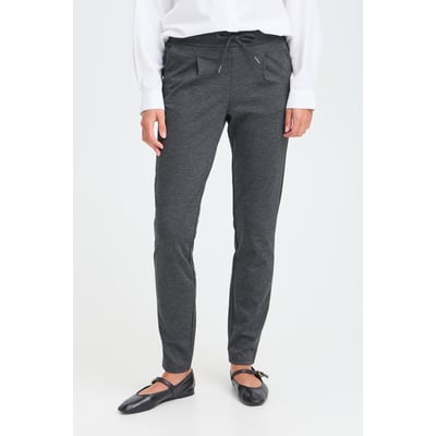 Pantalon coupe droite, longueur cheville, taille élastiquée B.YOUNG