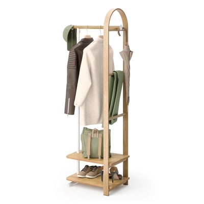 Portant vêtements meuble entrée  BELLWOOD UMBRA