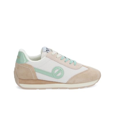 CITY RUN JOGGER -  BLANC CASSE/BEIGE/VERT NO NAME
