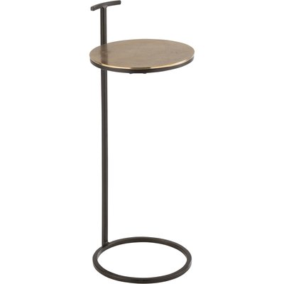 Bout de canapé métal doré et  design contemporain RECOLLECTION