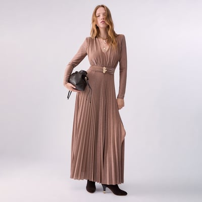 Robe longue en Fil textile plissé LIU JO