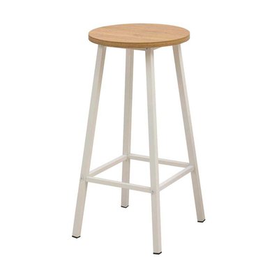 Taboret de bar en aggloméré et métal Mola HANAH HOME