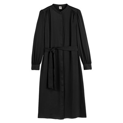 Платье под пояс с длинным рукавом LA REDOUTE COLLECTIONS