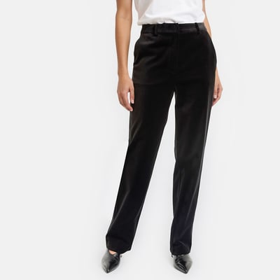Pantalon droit, en velours lisse LA REDOUTE COLLECTIONS